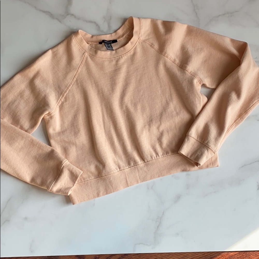 Peach crop sweatshirt